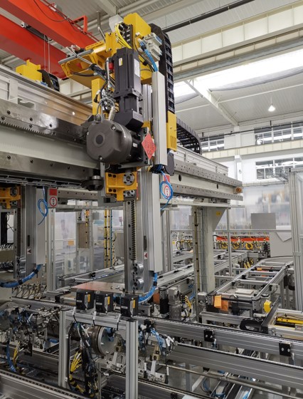 某新能源汽車—電池自動裝配線